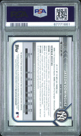 2022 Bowman Chrome Nscc Rookie Jasson Dominguez #1/1 Auto Superfractor PSA 9
